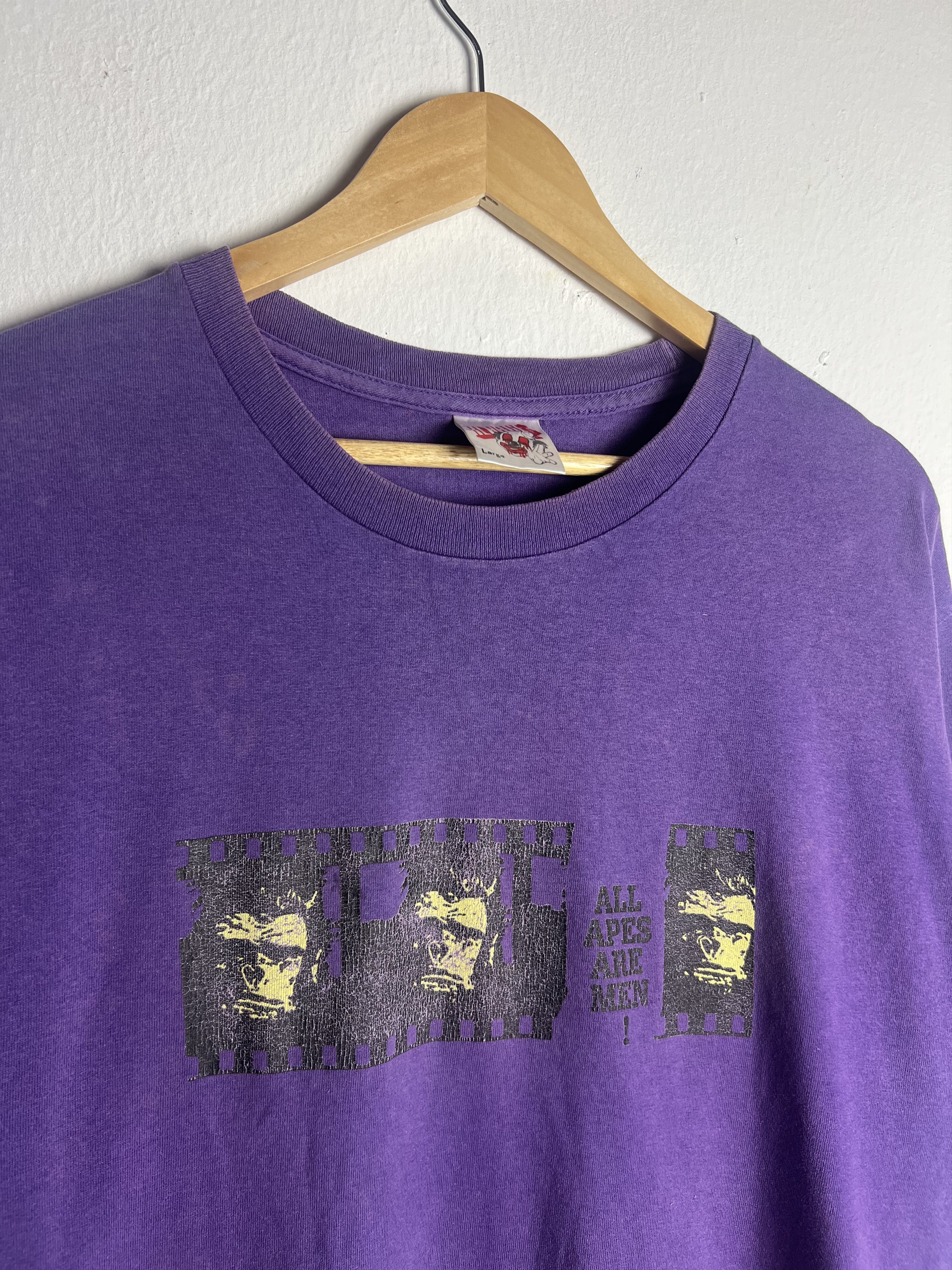 Xlarge Vintage Xlarge Ape Purple Fade Tee Size US L / EU 52-54 / 3 - 6 Thumbnail