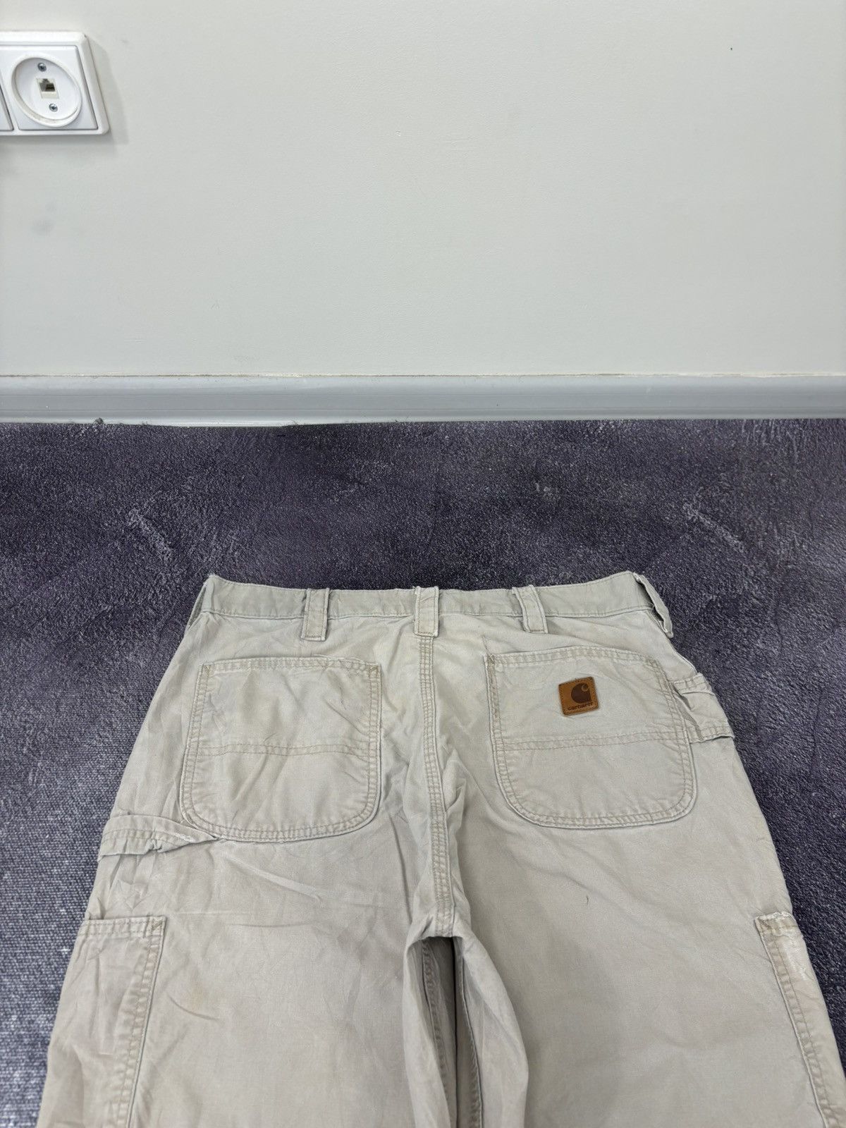 Carhartt Vintage Carhartt Beige Work Hype Carpenter Baggy Pants Size US 36 / EU 52 - 7 Thumbnail