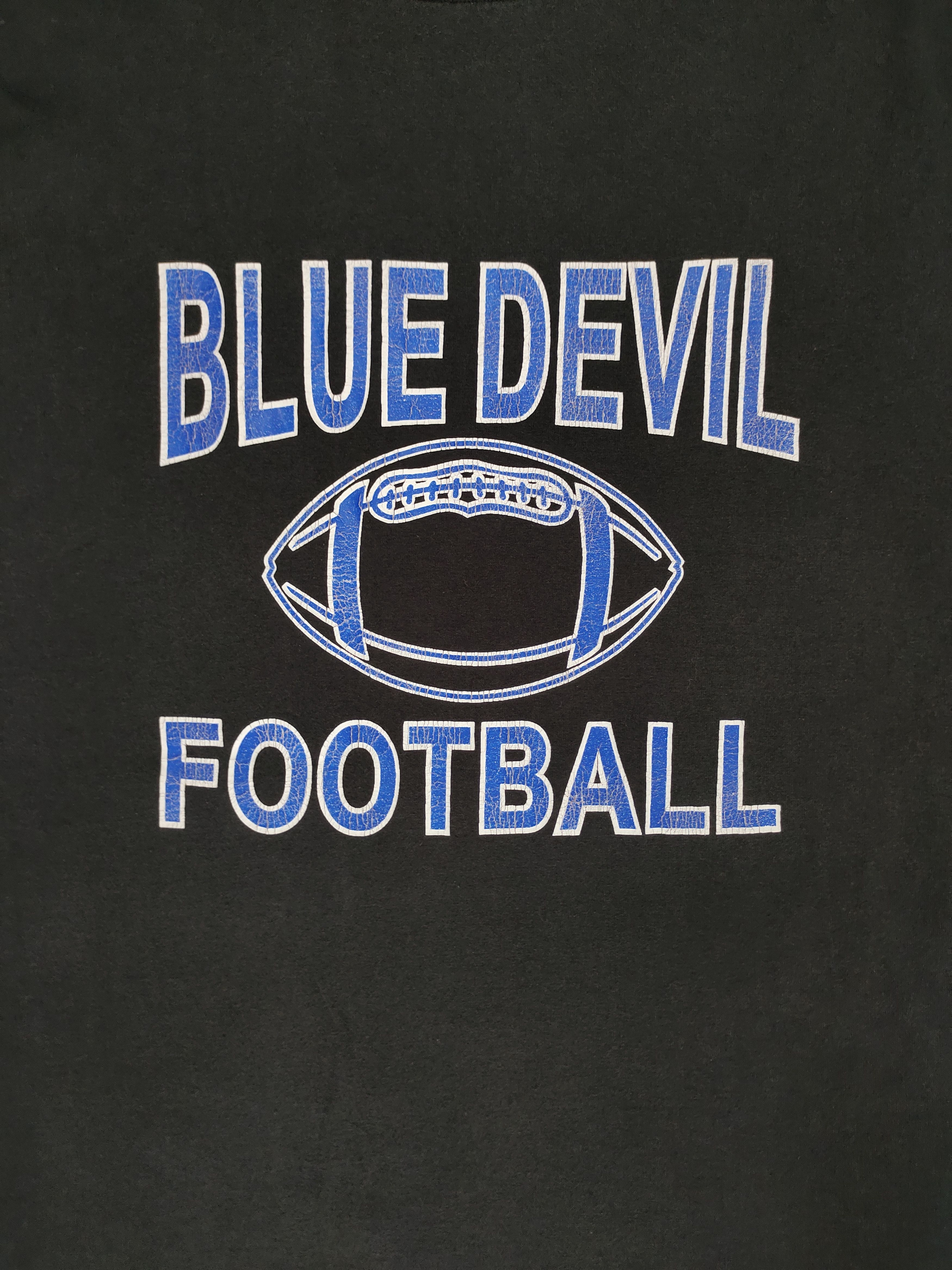 Vintage Vintage 00's Blue Devil Football T-Shirt Size US XXL / EU 58 / 5 - 3 Thumbnail