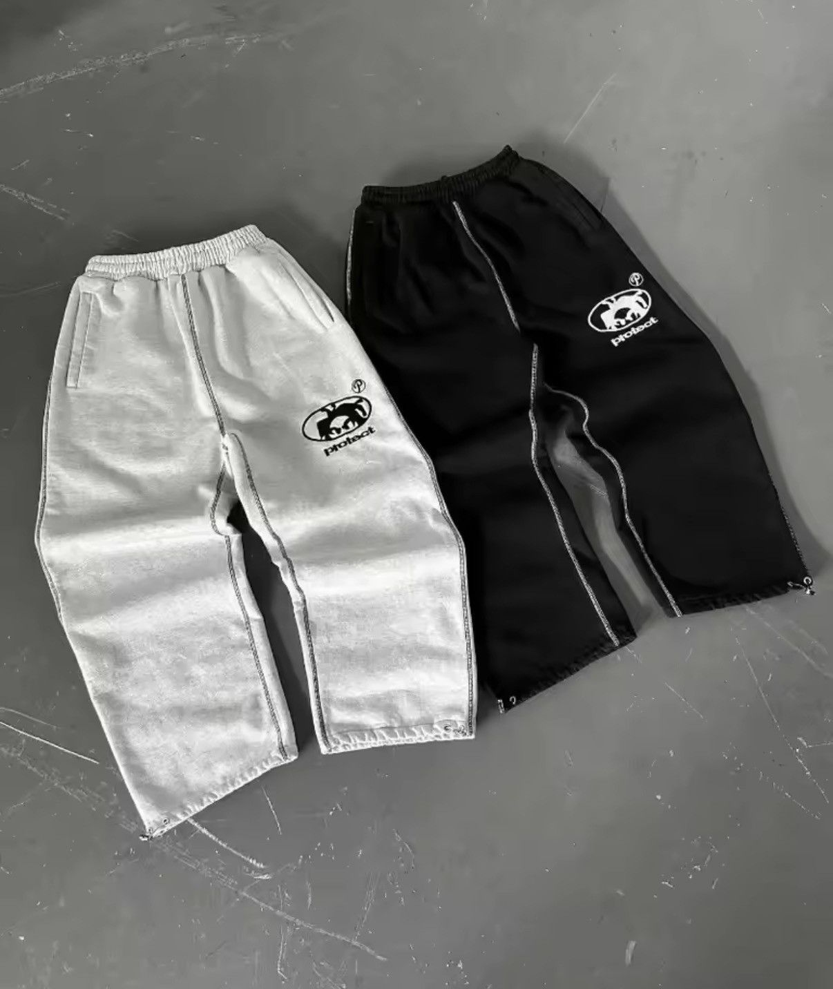 Japanese Brand Grey Baggy Sweatpants Size US 32 / EU 48 - 6 Thumbnail