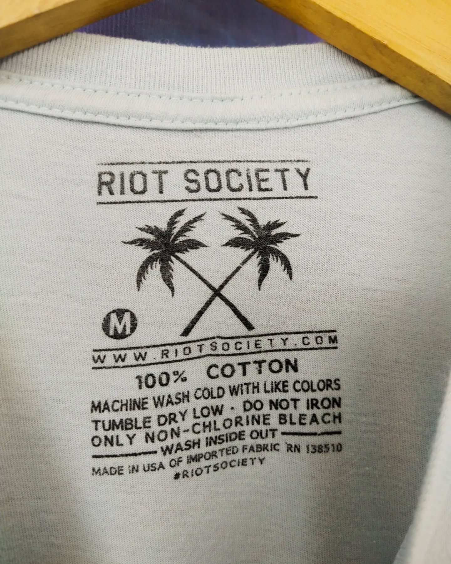 Riot Society Riot Society Cat Graphic Light Blue Tees Size US M / EU 48-50 / 2 - 3 Thumbnail