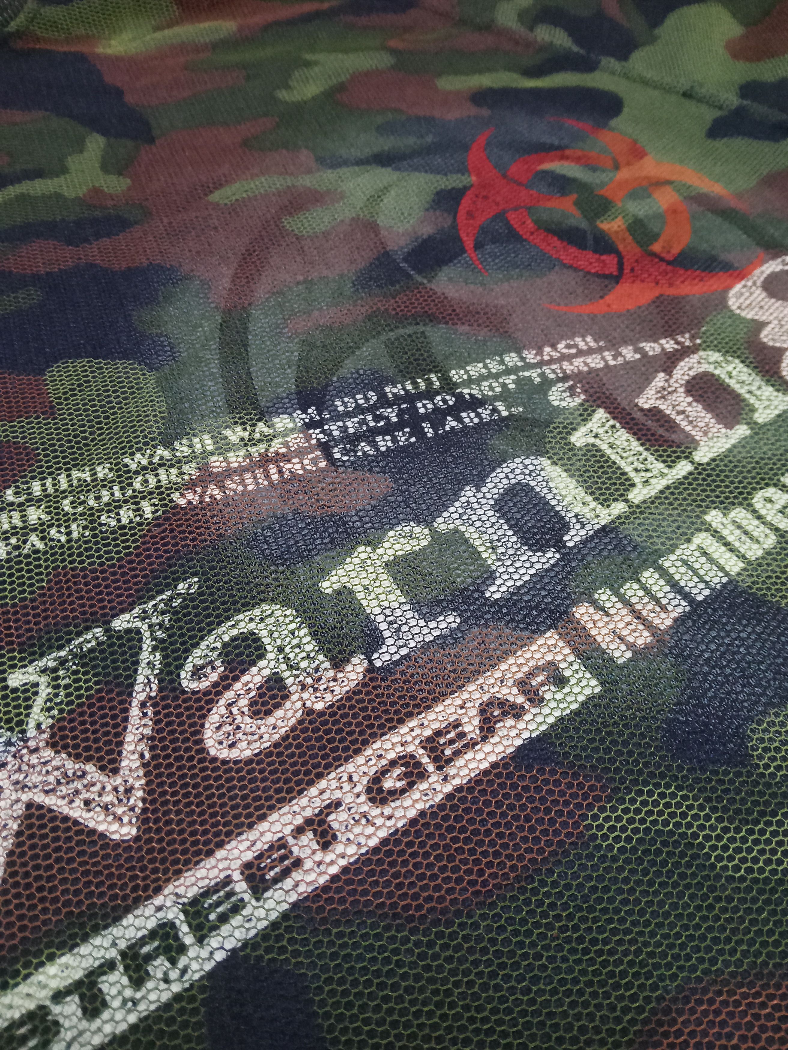 Other Warning Street Gear , Double Layer Long Sleeve Rare T Shirt Size US L / EU 52-54 / 3 - 8 Thumbnail