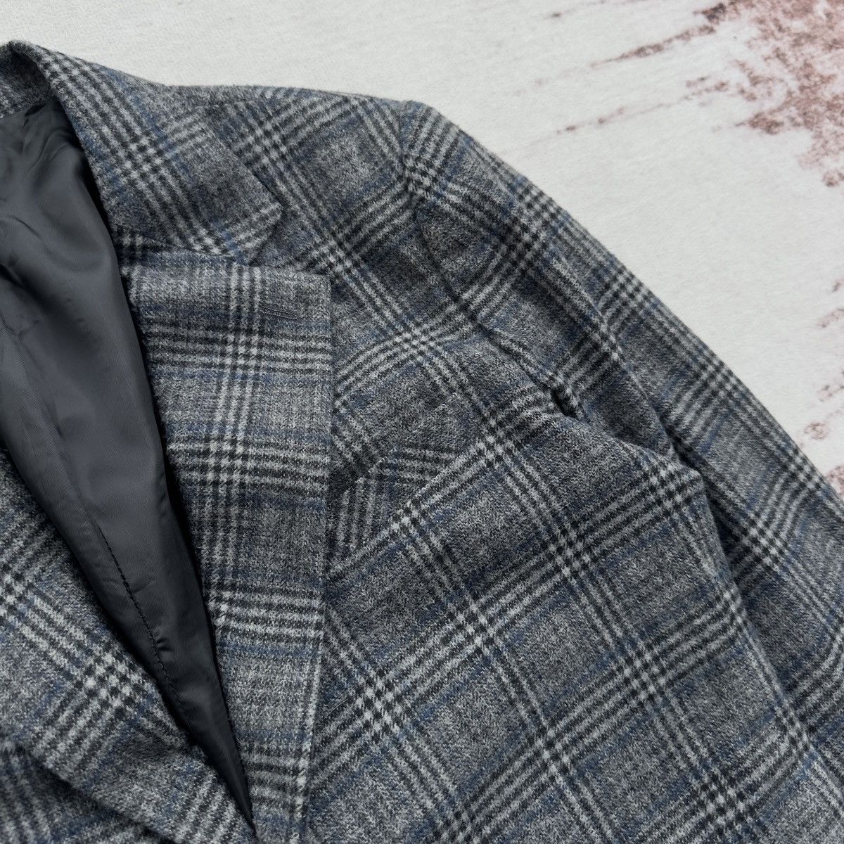 Burberry VINTAGE BURBERRY LONDON CHECK WOOL BLAZER JACKET RARE Size 42R - 4 Thumbnail