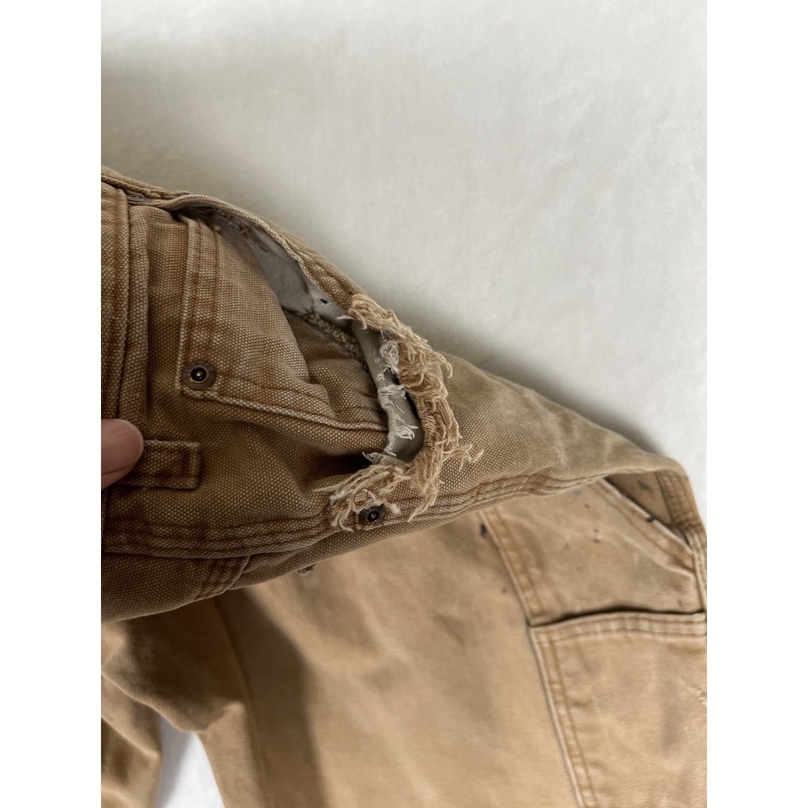 Dickies Dickies Carpenter Canvas Pants Workwear Utility Brown Size 3 Size US 36 / EU 52 - 13 Thumbnail