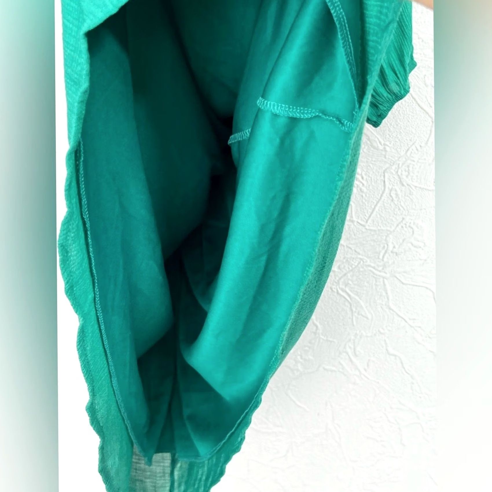 Vintage Siren Lily Dress Women 2X Green Lined Plus NWT 22x40 Size XXL / US 16-18 / IT 52-54 - 6 Thumbnail