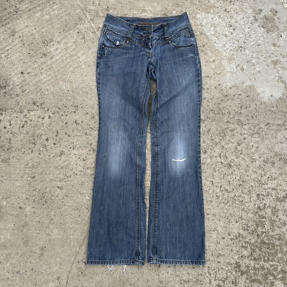 If Six Was Nine × Le Grande Bleu (L.G.B.) × Y/Project Vintage Japanese Style Timzone Flare Jeans W28xL34 Size 28" / US 6 / IT 42 - 3 Thumbnail
