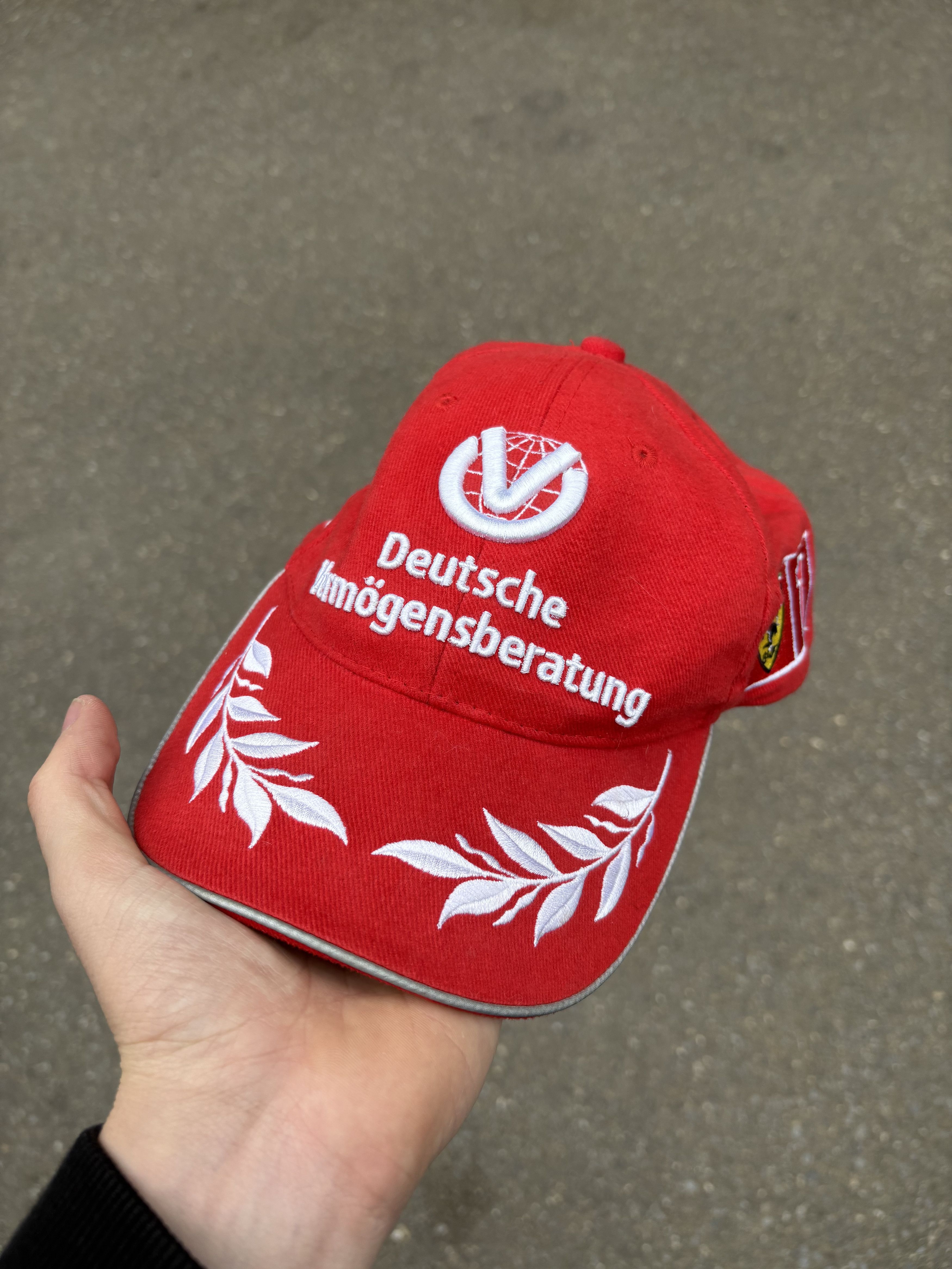 Ferrari × Formula 1 × Vintage 2000 F1 World Champion Michael Schumacher Ferrari cap Size ONE SIZE - 2 Thumbnail