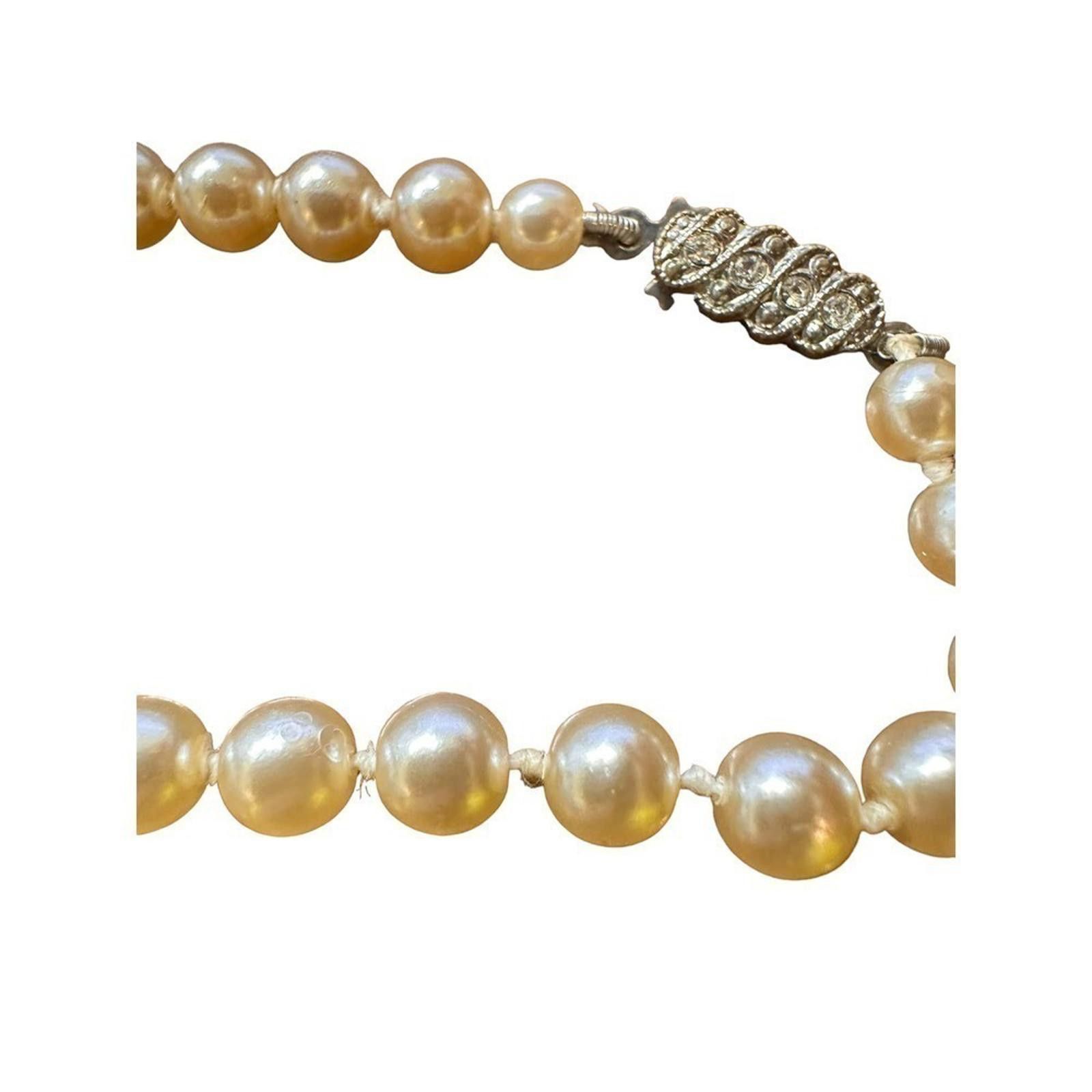 Vintage Vintage String of Imitation Pearls Size ONE SIZE - 7 Thumbnail