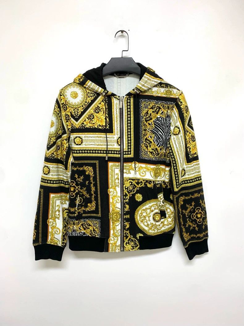 Versace Versace Stitched full print zip jacket jacket Size US M / EU 48-50 / 2 - 1 Thumbnail