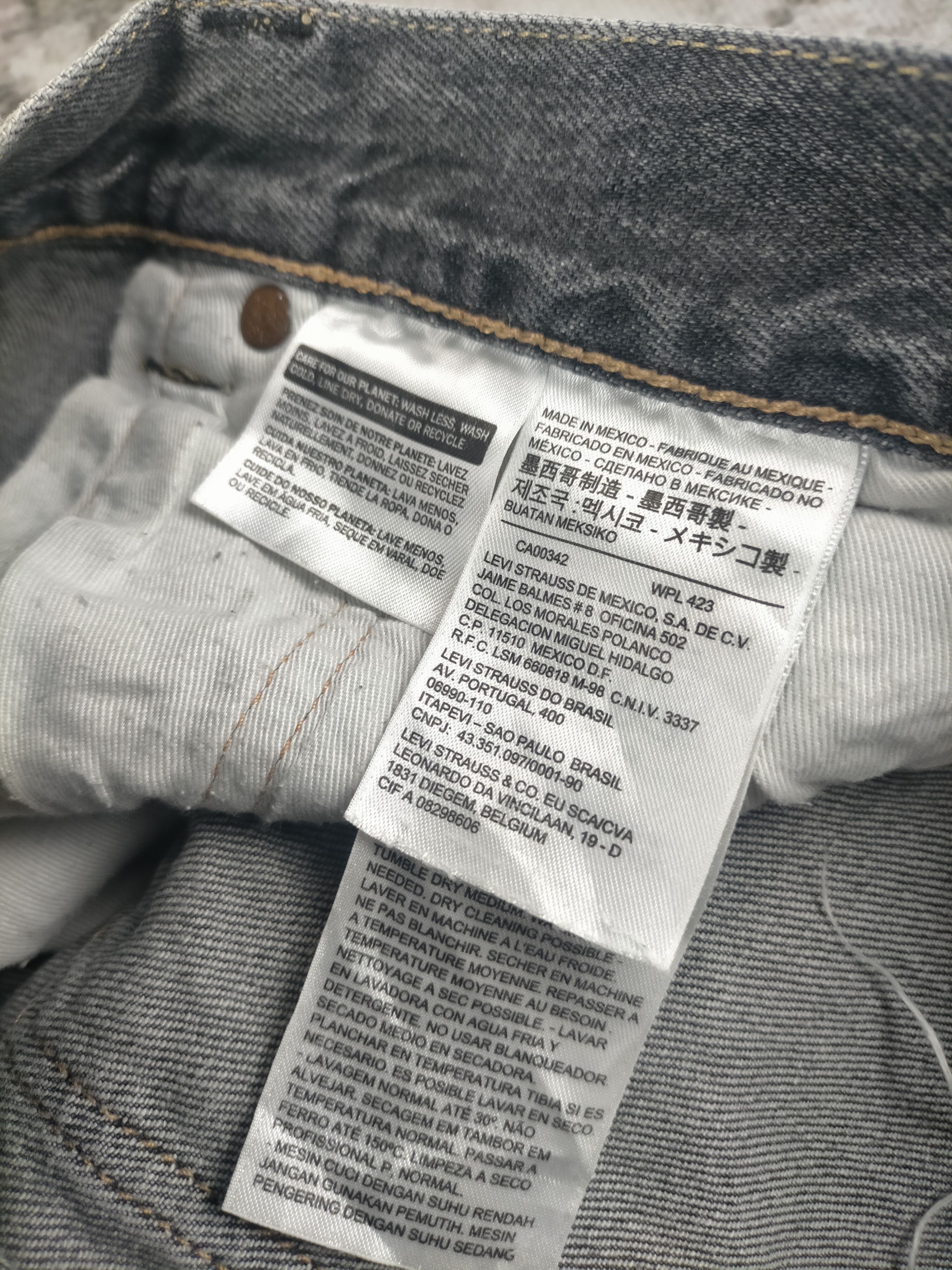Levi's 🔥 Crazy Levis 501 CT Distressed Mudwash Jeans Size US 31 - 8 Thumbnail