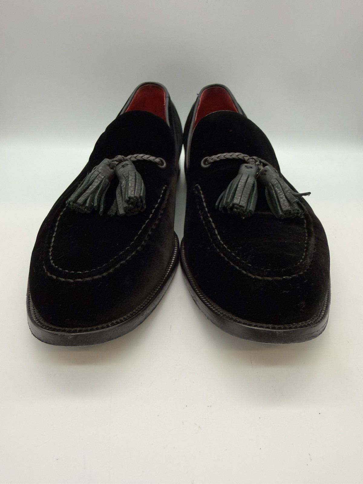 Harrys Of London Harrys of London "Shelley" Black Velvet Tassel Loafers US 11 Size US 11 / EU 44 - 3 Thumbnail