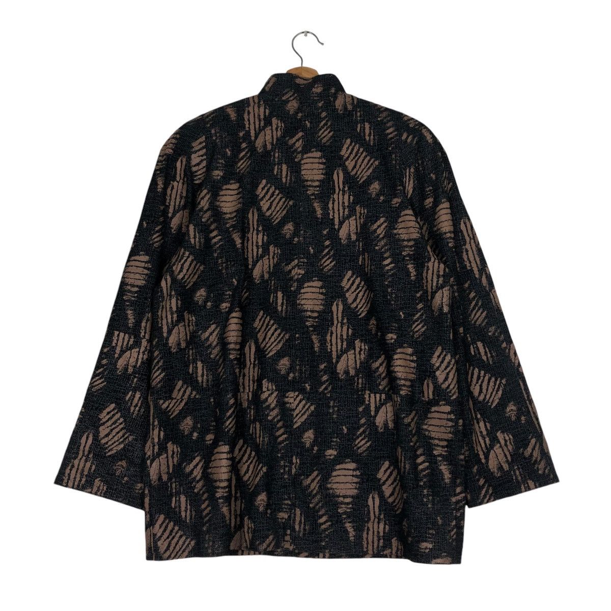 Japanese Brand 🔥VINTAGE LEATHER BUTTON JACKET FLORAL FERAUD ISSEY MIYAKE Size M / US 6-8 / IT 42-44 - 8 Thumbnail