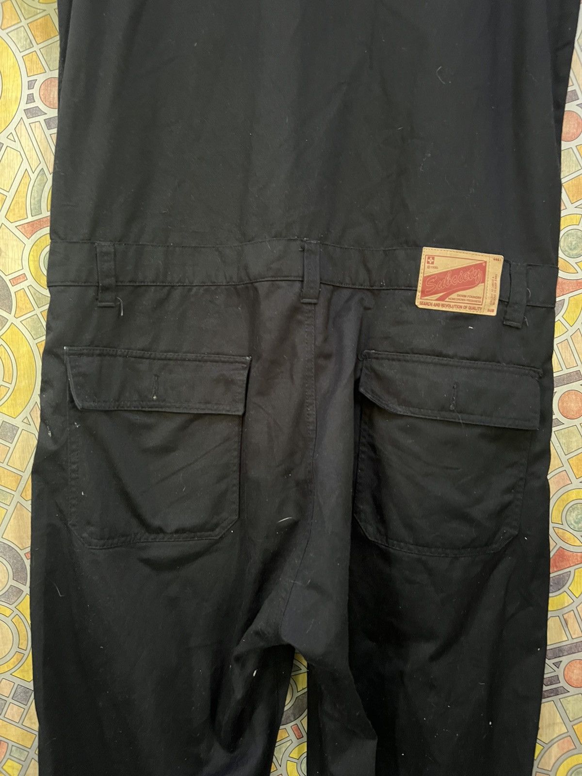 Japanese Brand Subciety Dustbin Garage EmbroideredBritishMotorcycleWorkwear Size US 42 / EU 58 - 4 Thumbnail