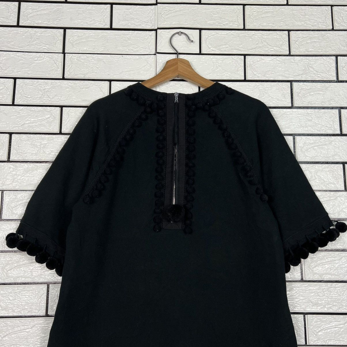Marc Jacobs MARC JACOBS Black Half Zip on Back Long Shirt #4237-C193 Size S / US 4 / IT 40 - 17 Thumbnail