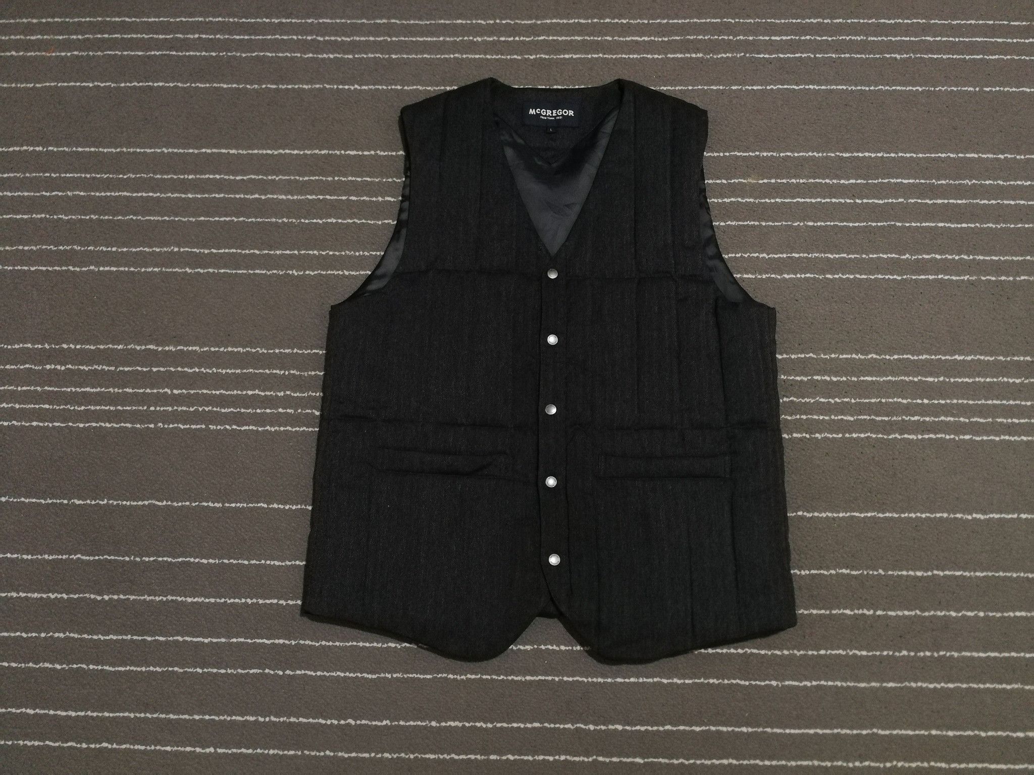 McGregor MC GREGOR dark Grey vest M 2032 Size US M / EU 48-50 / 2 - 1 Thumbnail
