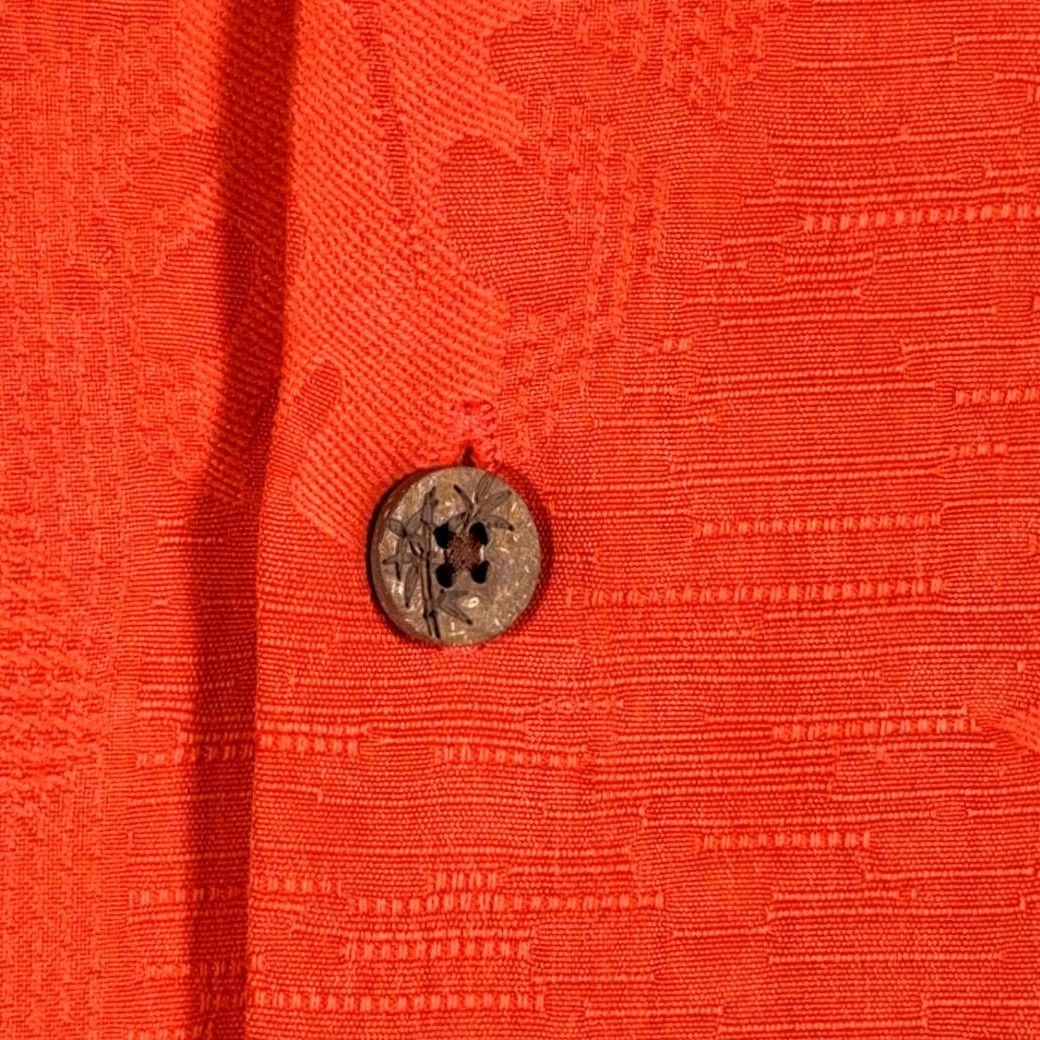 Tommy Bahama VINTAGE Tommy Bahama Shirt Adult EXTRA LARGE Orange Camp Silk Calypso Heat Y2K Size US XL / EU 56 / 4 - 5 Thumbnail