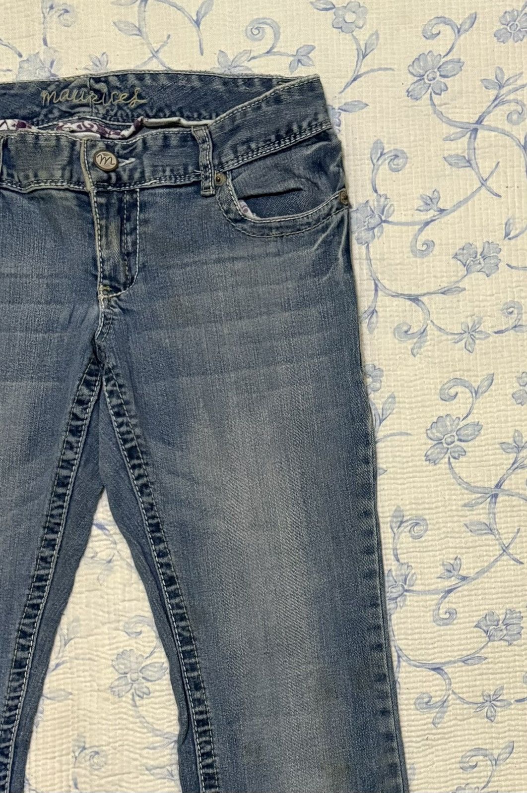 Vintage Maurices Streetwear Jeans Flared Denim Size US 31 - 7 Thumbnail