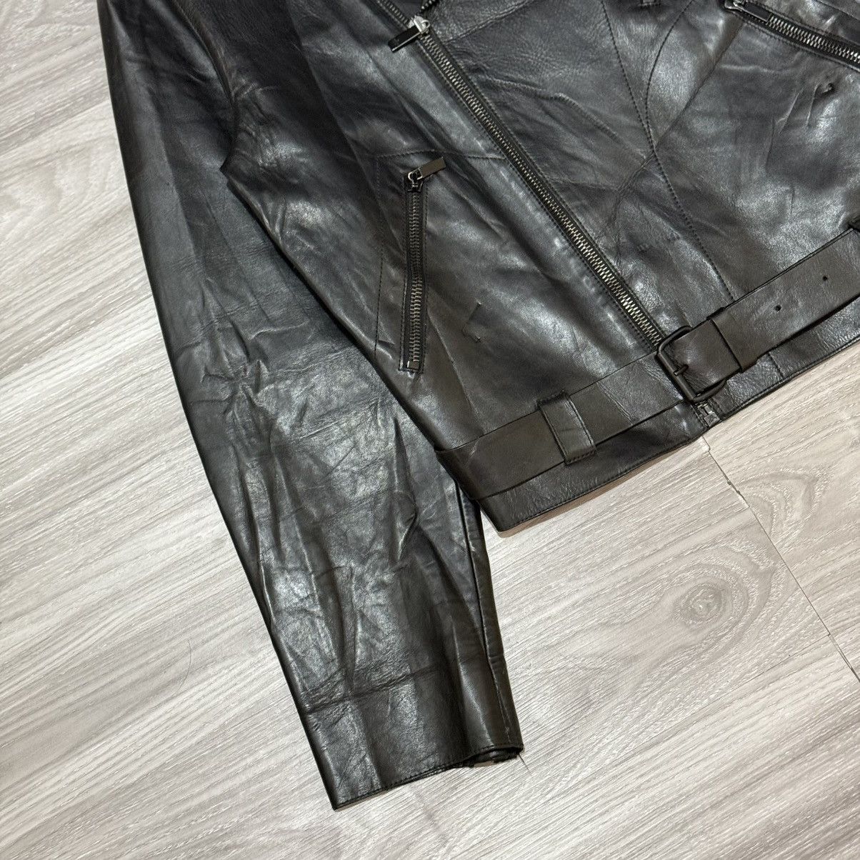 Gucci × Tom Ford FW98 Gucci Tom Ford Runway Leather Biker Jacket Size US L / EU 52-54 / 3 - 5 Thumbnail