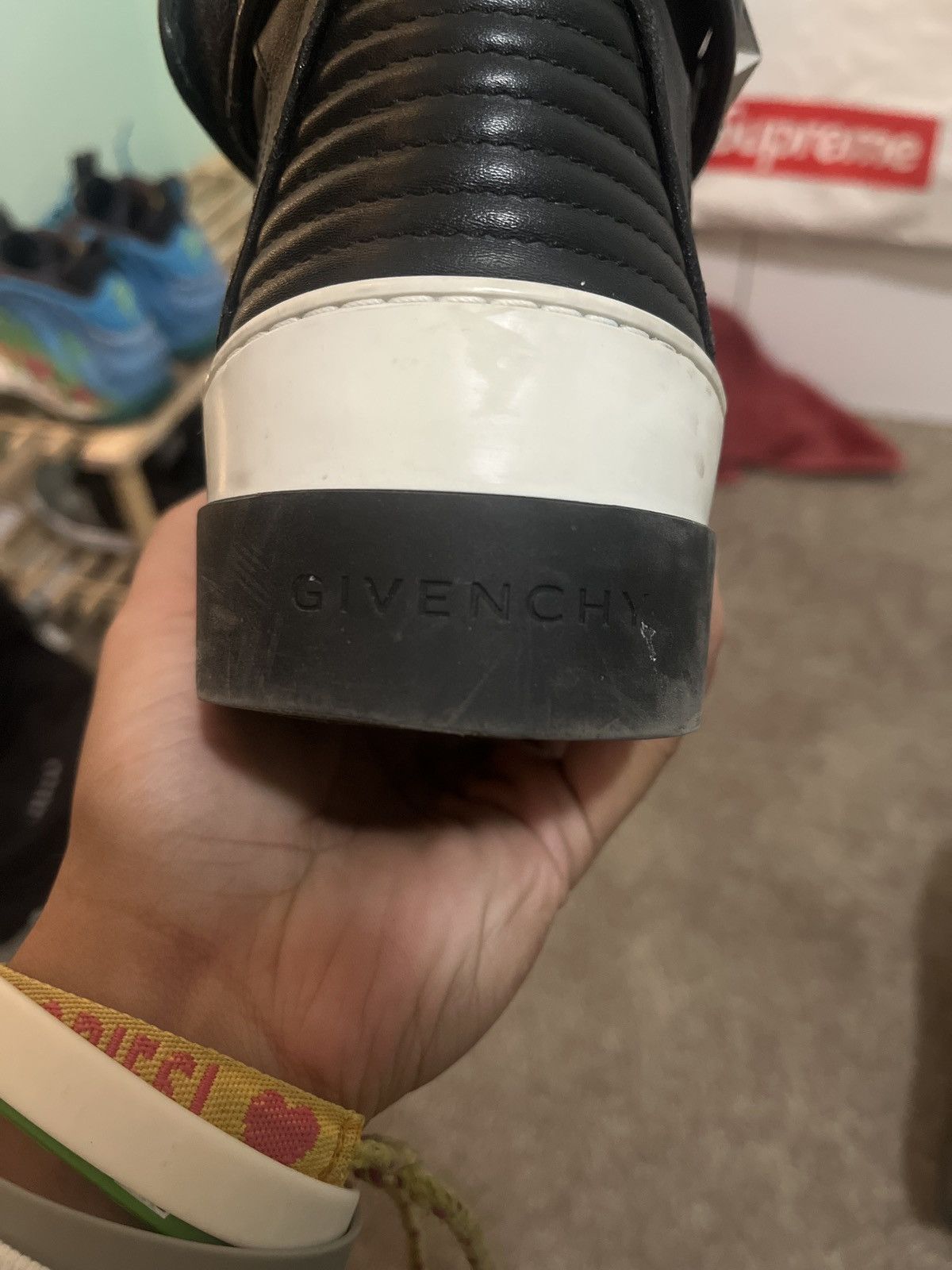 Givenchy Givenchy Star Tyson Hi Top Sneaker Size US 9 / EU 42 - 9 Thumbnail