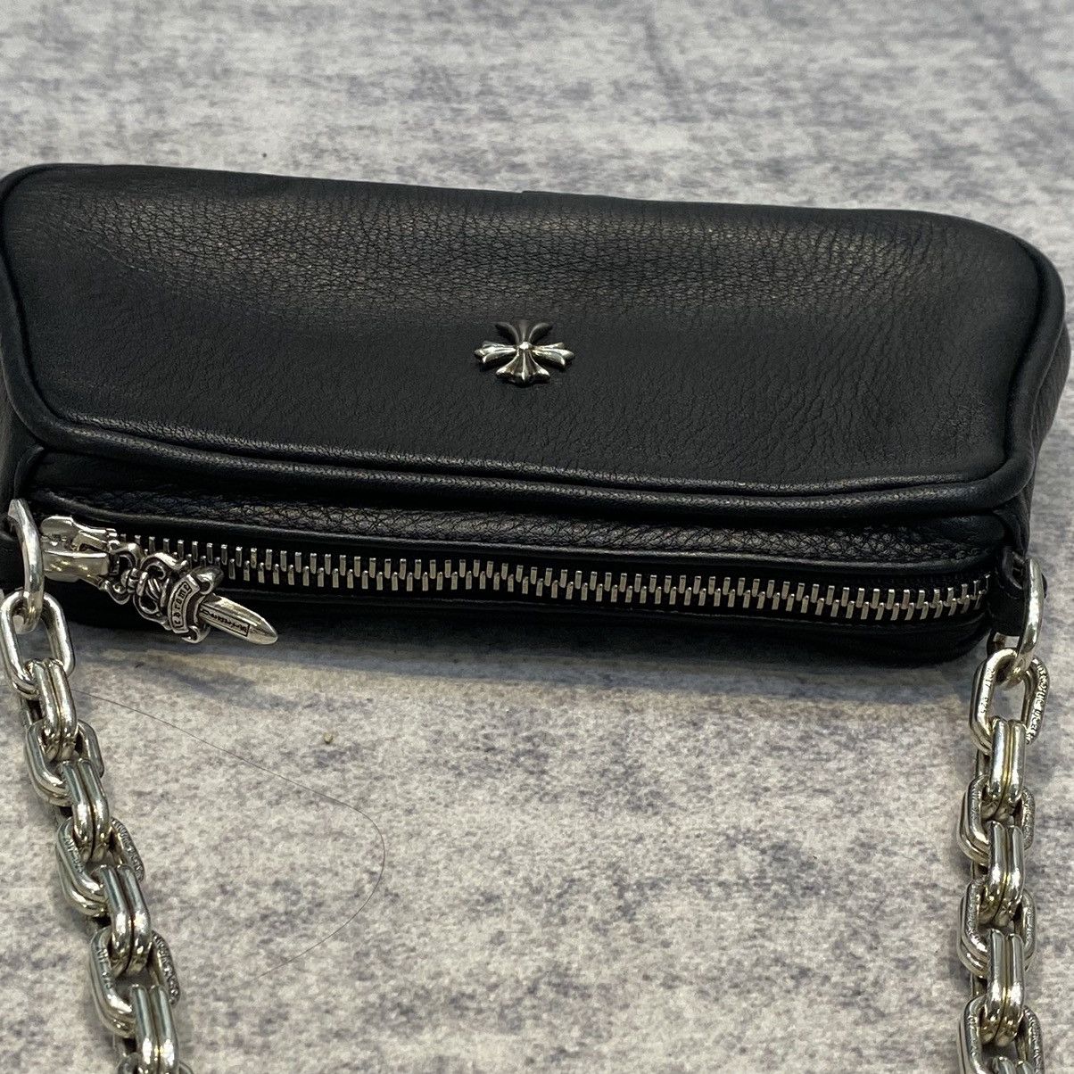 Chrome Hearts Chrome hearts PULP Cross link chain silver Medium bag black Size ONE SIZE - 10 Thumbnail