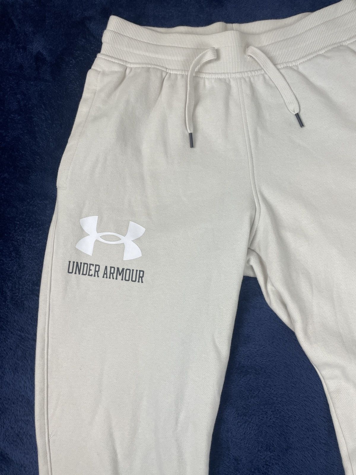 Under Armour Under Armour Men’s White Rival Terry Joggers Sz Small Size US 29 - 2 Thumbnail