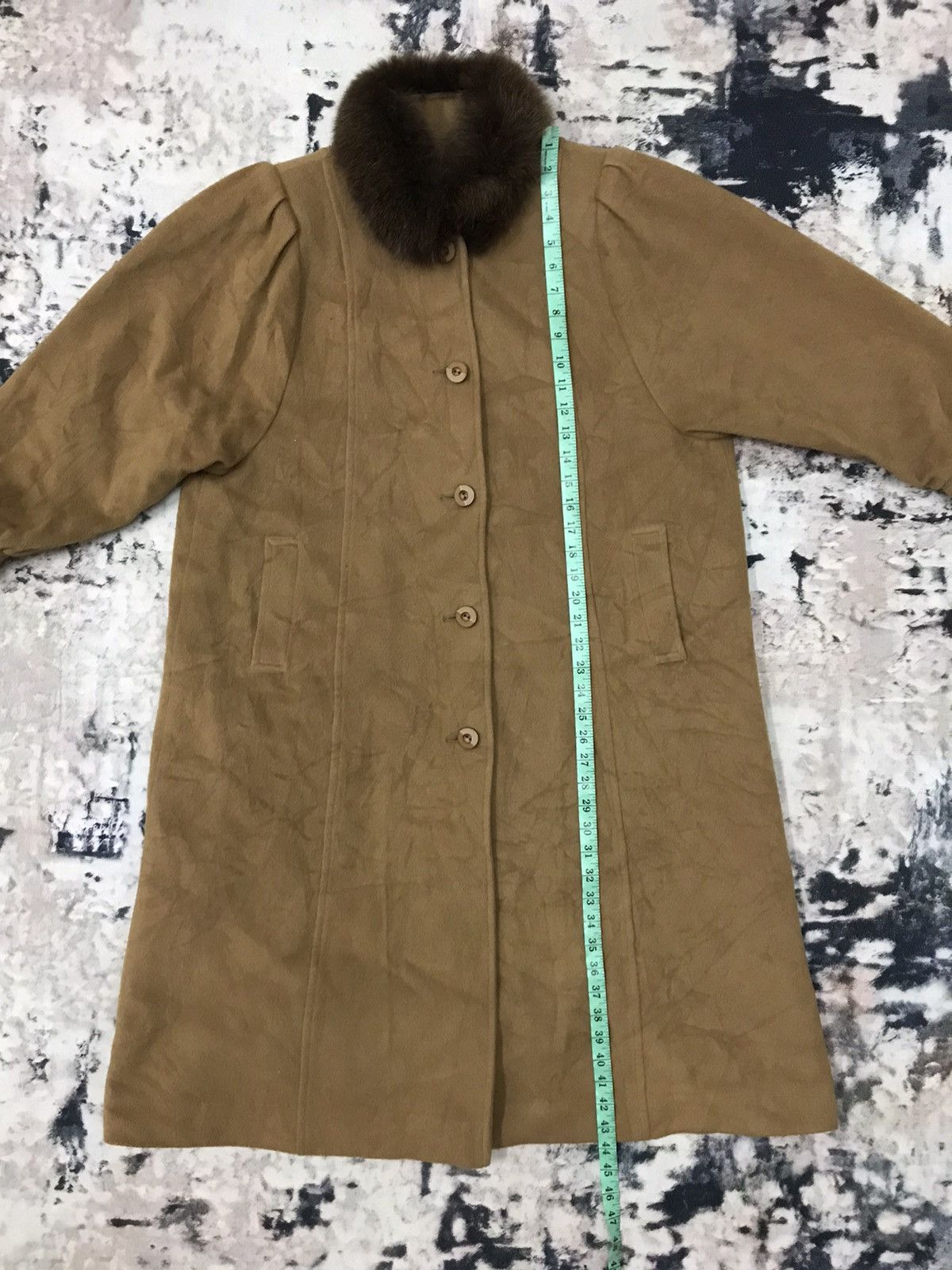Nina Ricci Nina Ricci Paris Fur Wool Long Coat Jacket Size L / US 10 / IT 46 - 11 Thumbnail