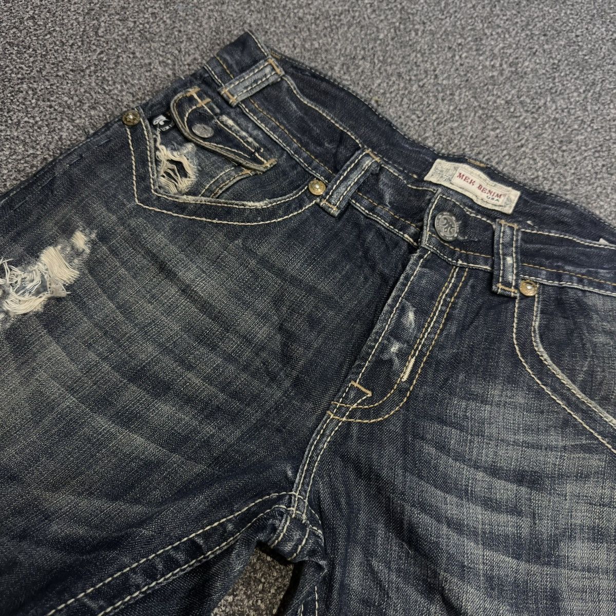 If Six Was Nine Archives ‼️ y2k Seditionaries Mek Denim Distressed HG Style Size US 34 / EU 50 - 13 Thumbnail