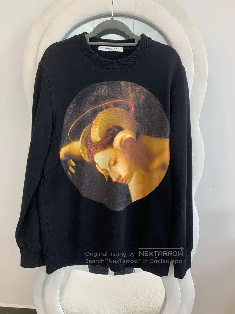 Givenchy Givenchy Black Horned Virgin Mary Hoodie Size US XS / EU 42 / 0 - 3 Thumbnail