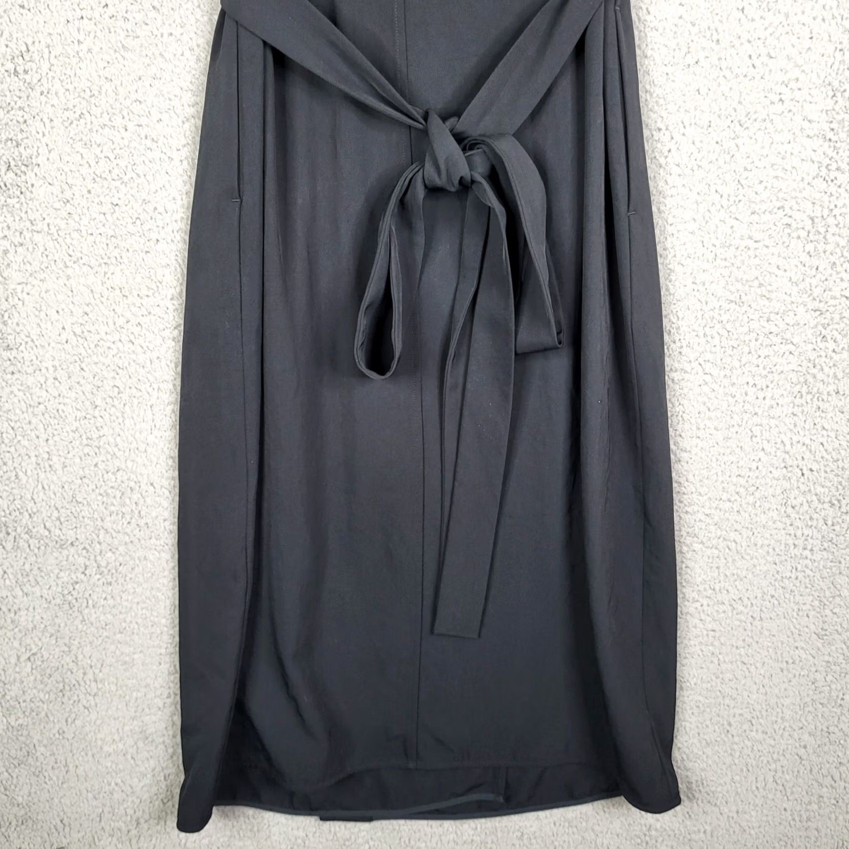 Everlane Evelane Womens black Cap sleeve Wrap dress Size 4 - Casual, Size S / US 4 / IT 40 - 3 Thumbnail