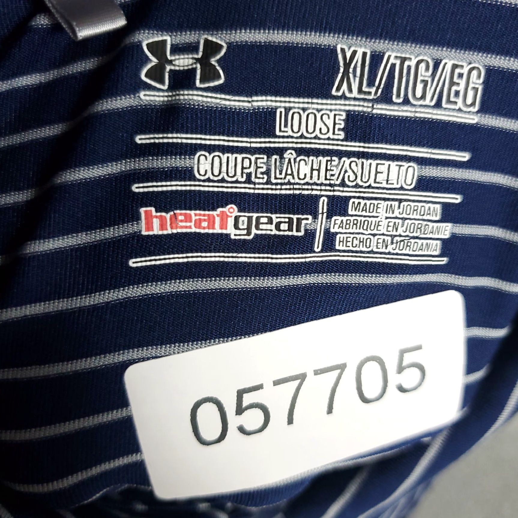 Under Armour Under Armour Polo Shirt Mens XL Blue Striped Golf Casual Short Sleeve Shirt Polo Mens Blue Striped Under Armour Size US XL / EU 56 / 4 - 7 Thumbnail