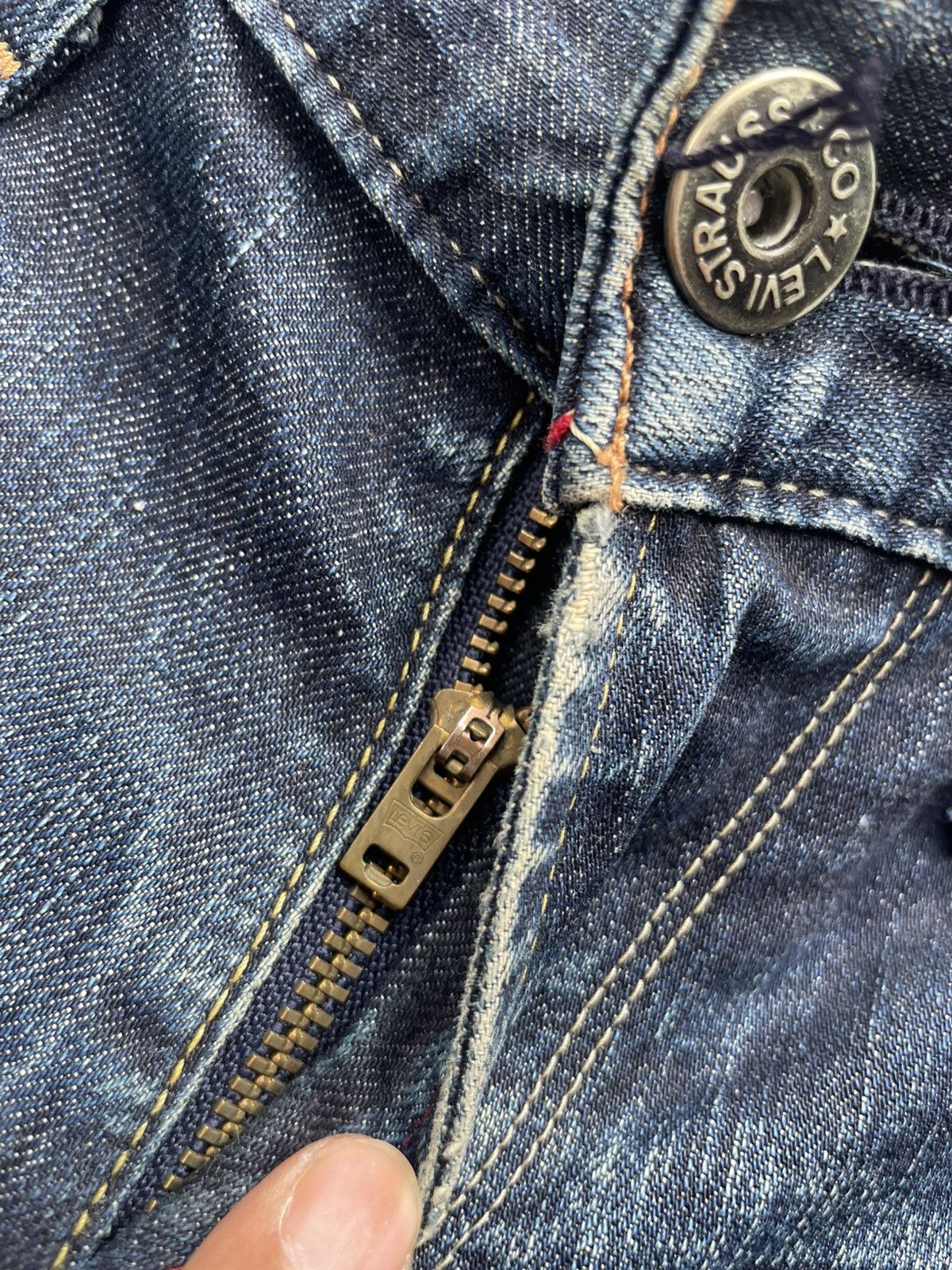 Levi's Levis 504 Faded & Distresed Size US 32 / EU 48 - 17 Thumbnail