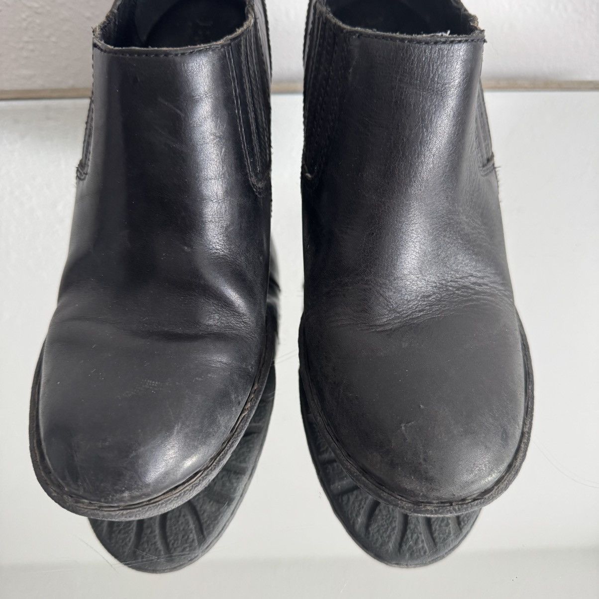Born BORN Black Leather Western Breckin Low Ankle Slip On Boots Size US 8 / IT 38 - 7 Thumbnail