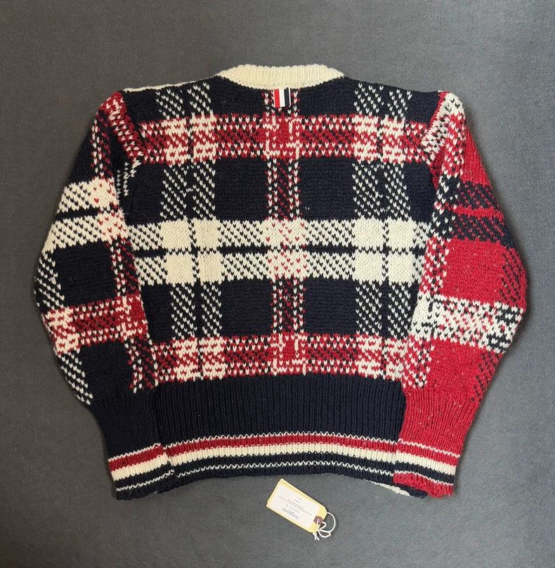 Thom Browne Thom browne British-style pullover round-neck sweater 2503- Size US S / EU 44-46 / 1 - 3 Thumbnail