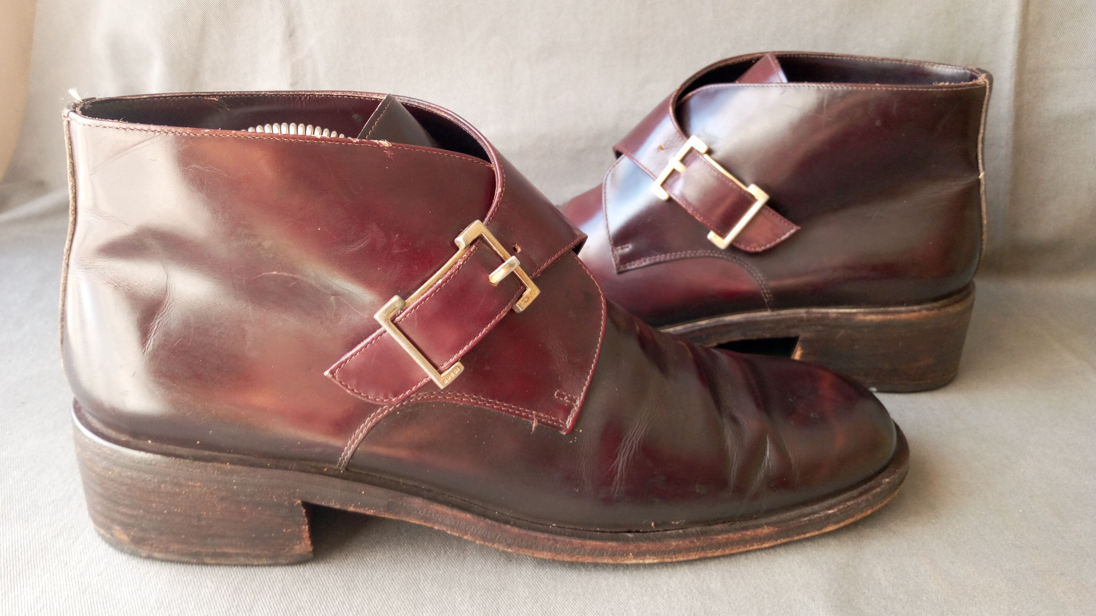 Gucci Vintage Gucci Buckle Ankle Boots Size US 9.5 / IT 39.5 - 7 Thumbnail
