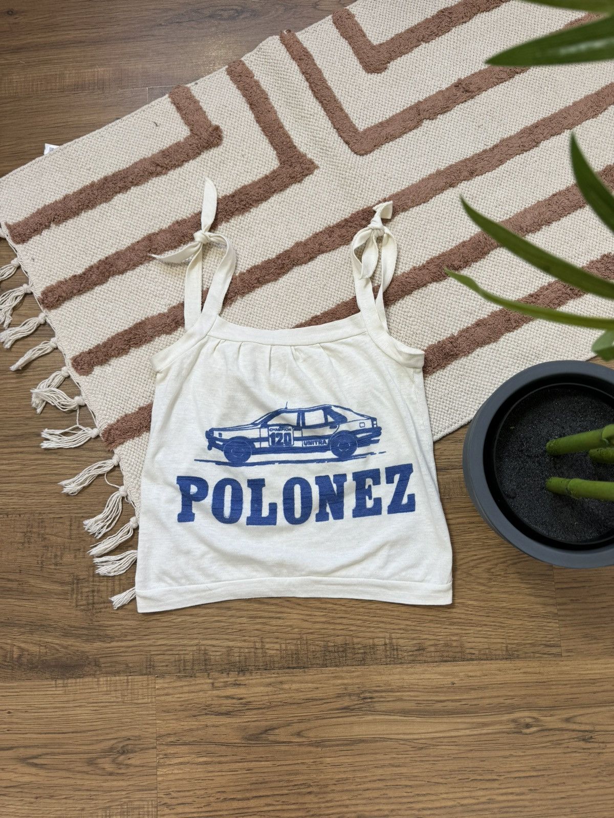 Vintage VINTAGE POLISH FSO POLONEZ CAR TIE TANK TOP Size M / US 6-8 / IT 42-44 - 1 Thumbnail