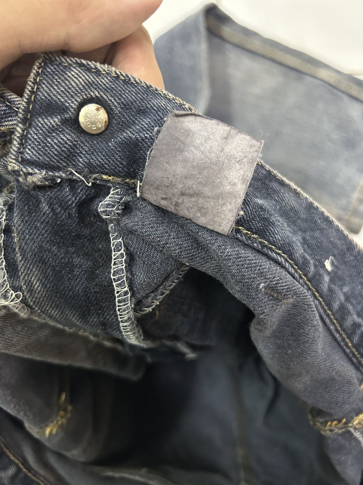 Blue Blue Japan × Japanese Brand × Vintage 💥Vintage Japanese Denim Blue Way Mud Wash Jeans Size US 30 / EU 46 - 11 Thumbnail