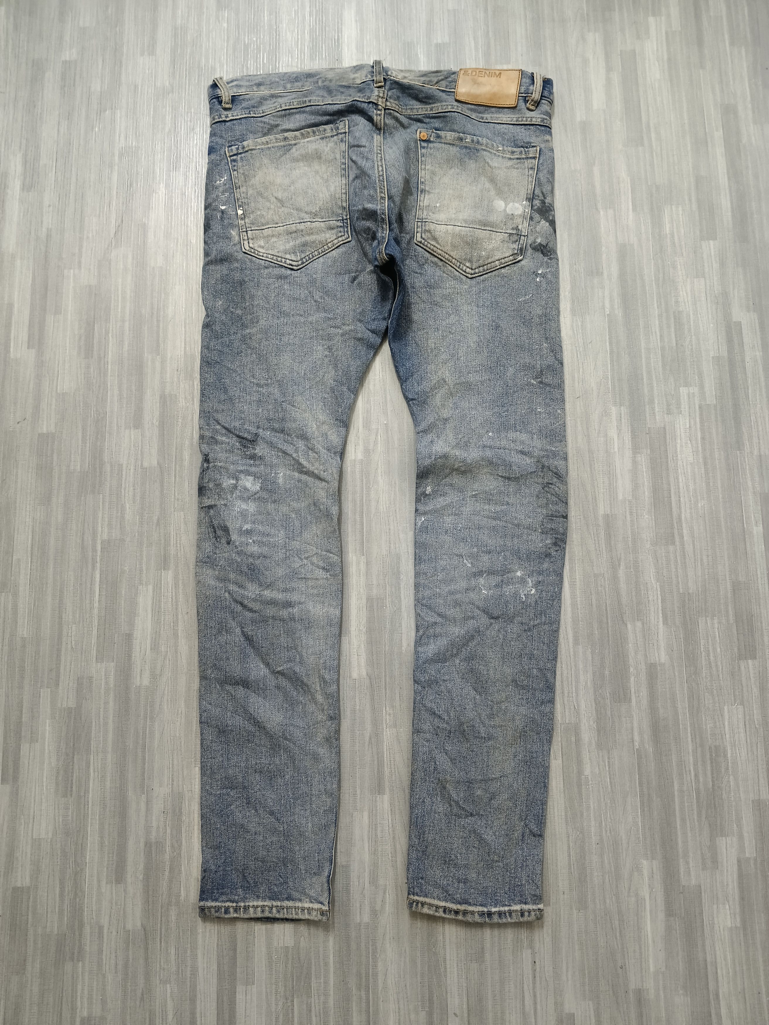 H&M × If Six Was Nine SICK DiSTRESSED SELVEDGE H&M DENIM PANTS Size US 32 / EU 48 - 3 Thumbnail
