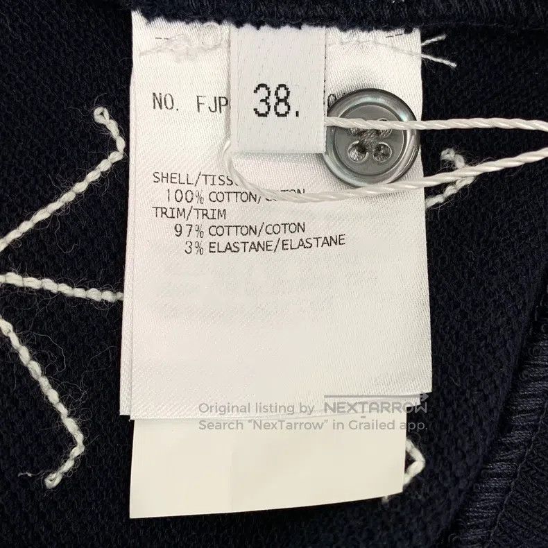 Thom Browne Thom Browne Single-button short-sleeved polo shirt Size XS / US 0-2 / IT 36-38 - 7 Thumbnail