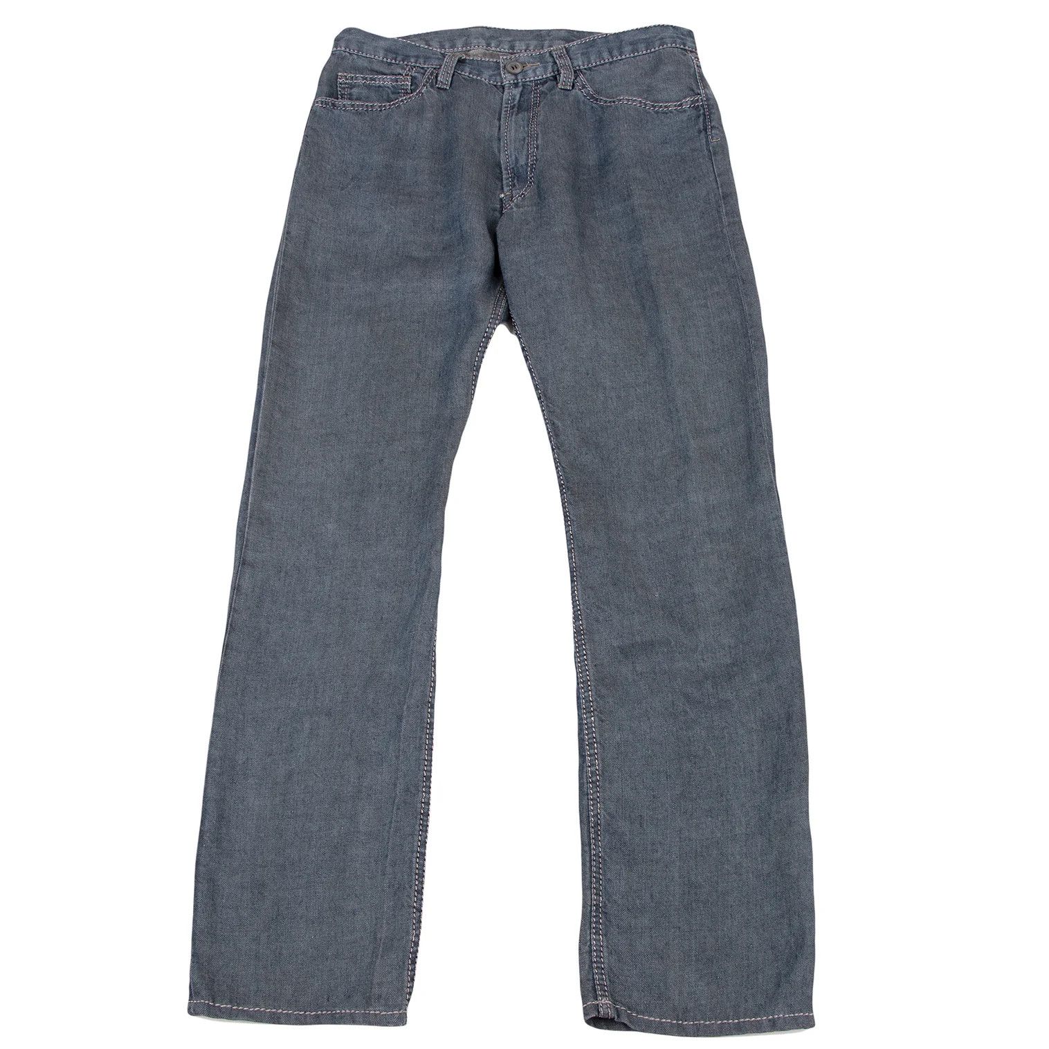 Issey Miyake Dyed Denim-Like Pants in Blue Size 4 Size US 36 / EU 52 - 1 Thumbnail