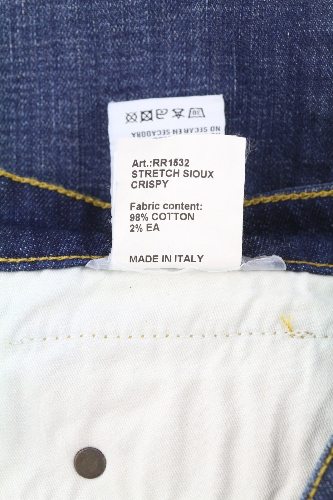 R13 BIKER BOY 27 Howell Indigo Faded Skinny Ankle 85430 Size 27" / US 4 / IT 40 - 9 Thumbnail