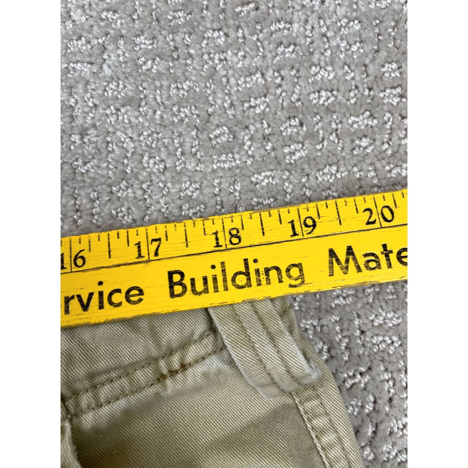 Iro VTG IRON Pants Cargo Wide-Leg 37x31 Beige Mens 90s Y2K Skater Baggy Cargo Pocket Cotton Wide Leg Inseam 31 Mens Size US 37 - 3 Thumbnail