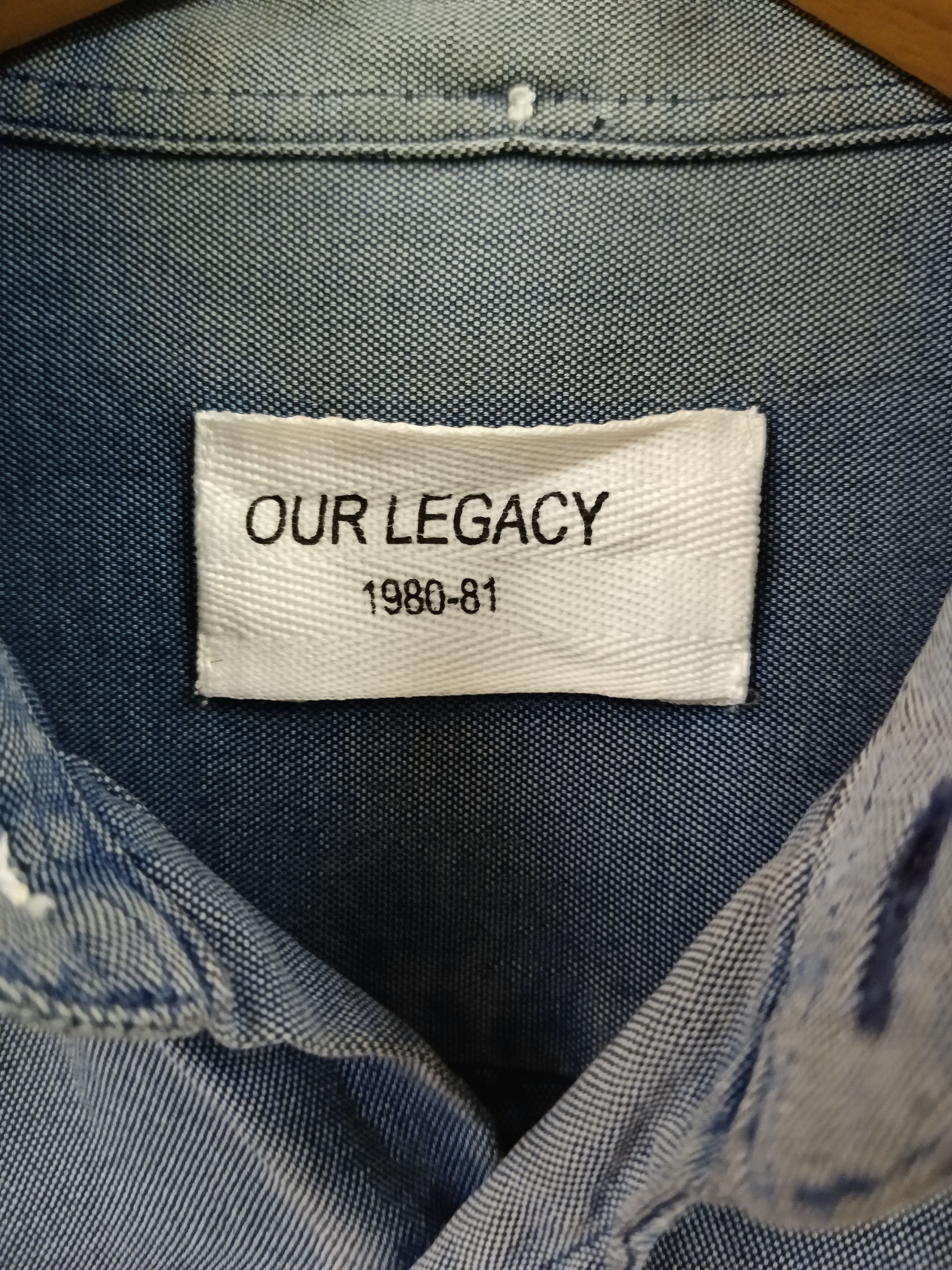 Our Legacy DISTRESSED INDIGO🔥OUR LEGACY 1980-81 . Size US S / EU 44-46 / 1 - 10 Thumbnail