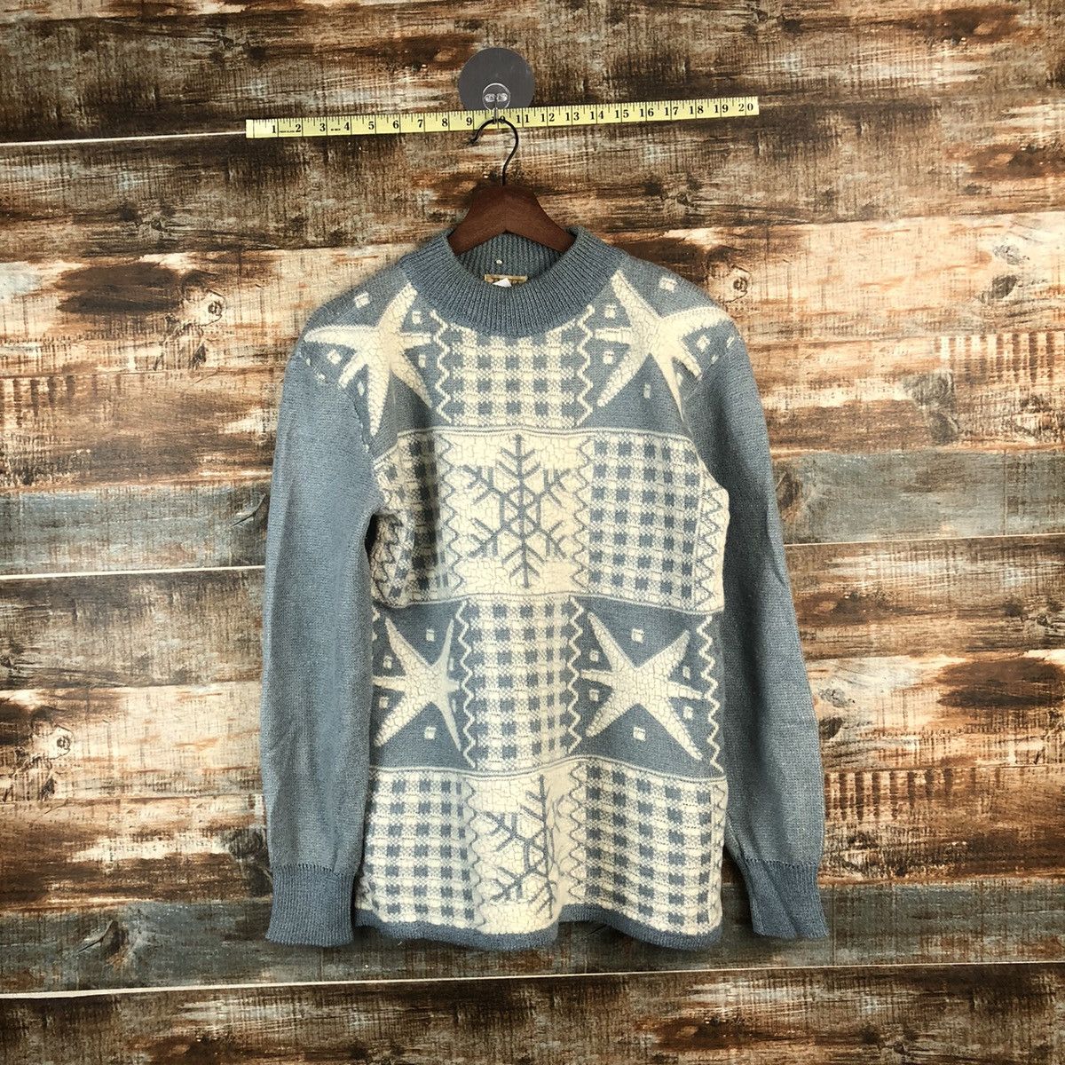 Homespun Knitwear DL Juria vintage art Blue Knitwear #C731 Size M / US 6-8 / IT 42-44 - 1 Thumbnail