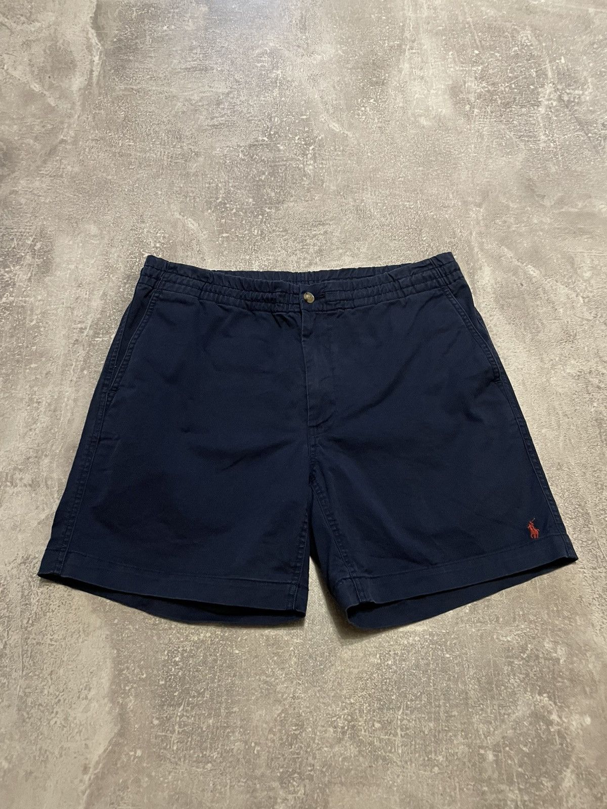 Polo Ralph Lauren × Vintage Vintage Polo Ralph Lauren Navy Blue Cotton Shorts Size 32 Size US 32 / EU 48 - 1 Thumbnail