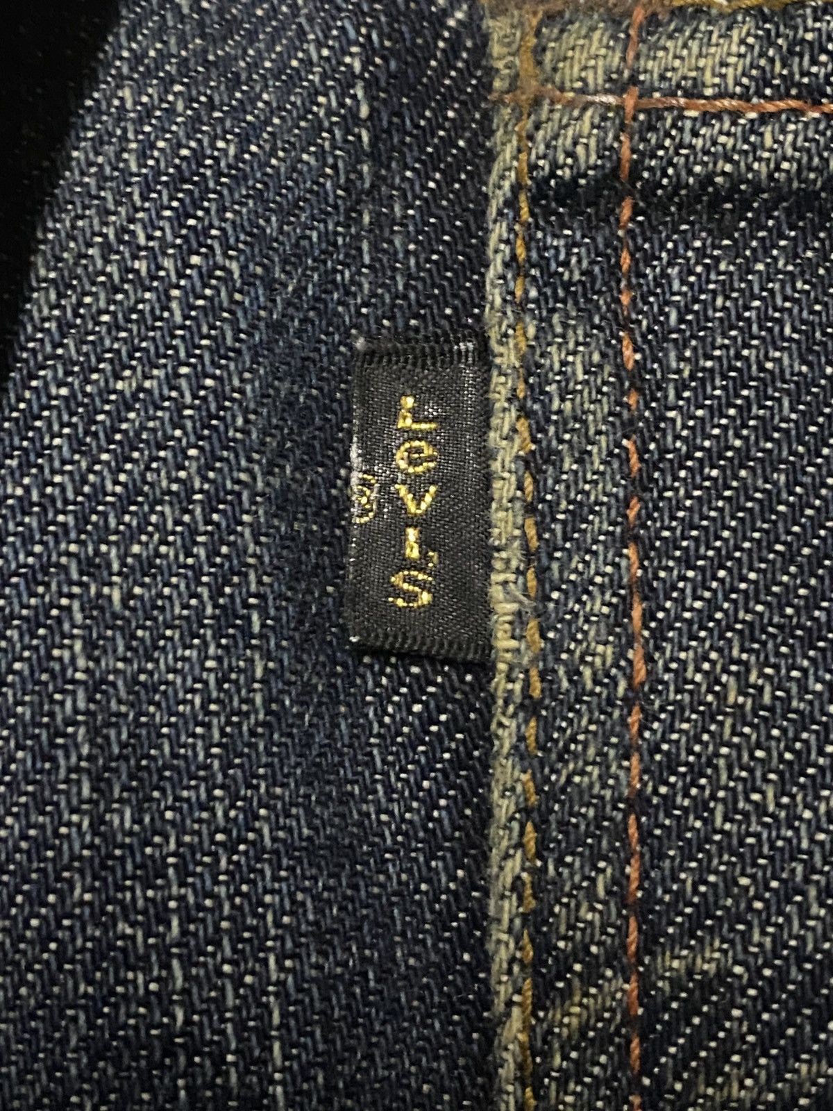 Levi's Levis Y2K Black Denim Distressed Straight Fits Jeans Size US 31 - 11 Thumbnail