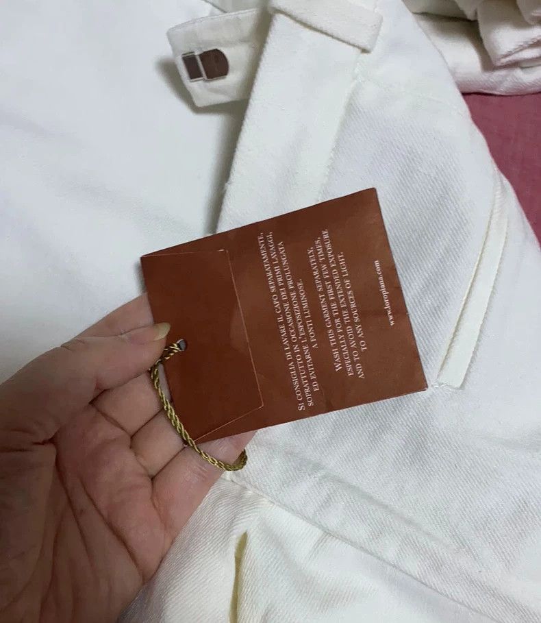 Loro Piana LORO PIANA White cotton jeans Size 25" / US 0 / IT 36 - 4 Thumbnail
