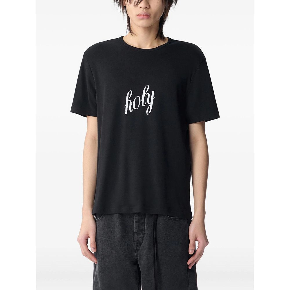 Ann Demeulemeester BLACK T-Shirts & Vests - T-Shirts
