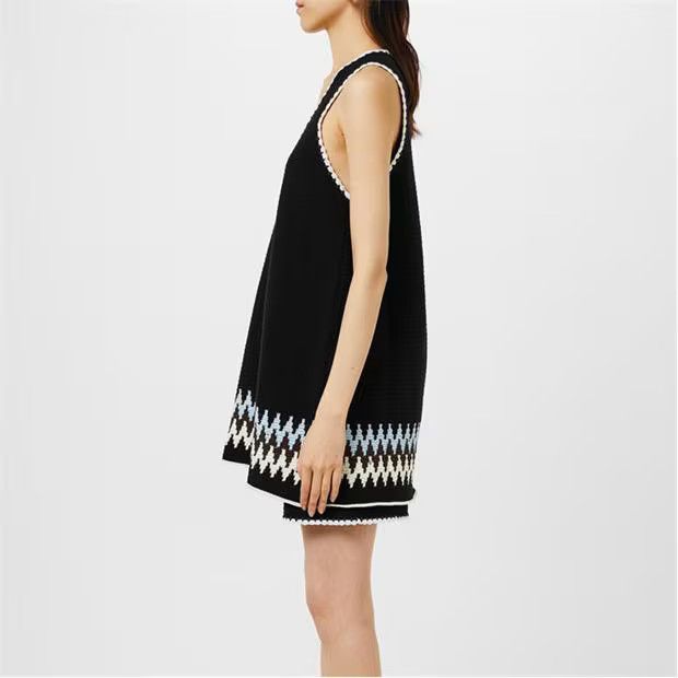Jil Sander o1g2r1mq1024 Mini Dress in Multicolor Size XS / US 0-2 / IT 36-38 - 4 Thumbnail