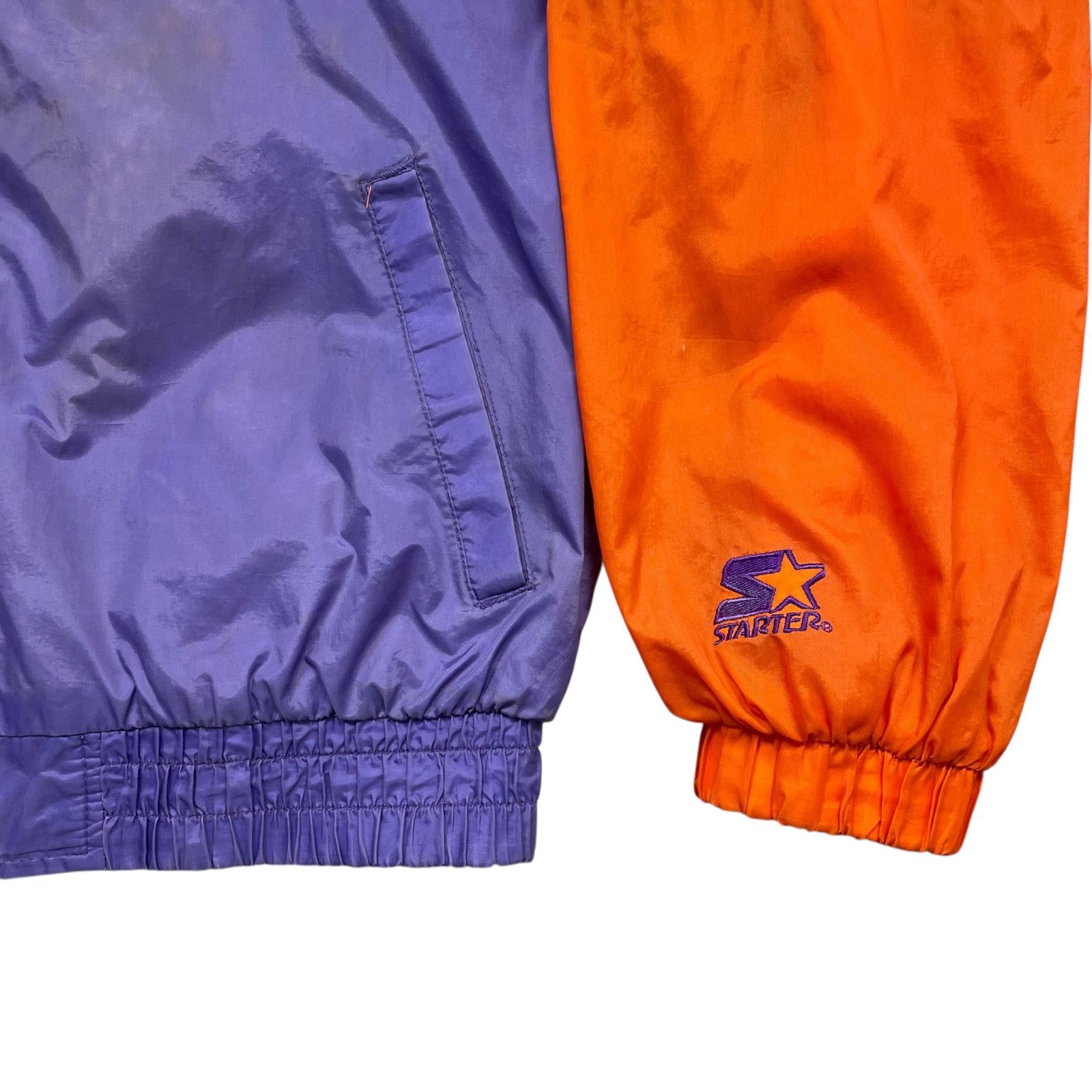 NCAA VTG 90s CLEMSON TIGERS STARTER WINDBREAKER JACKET YOUTH Size XL / US 12-14 / IT 48-50 - 5 Thumbnail