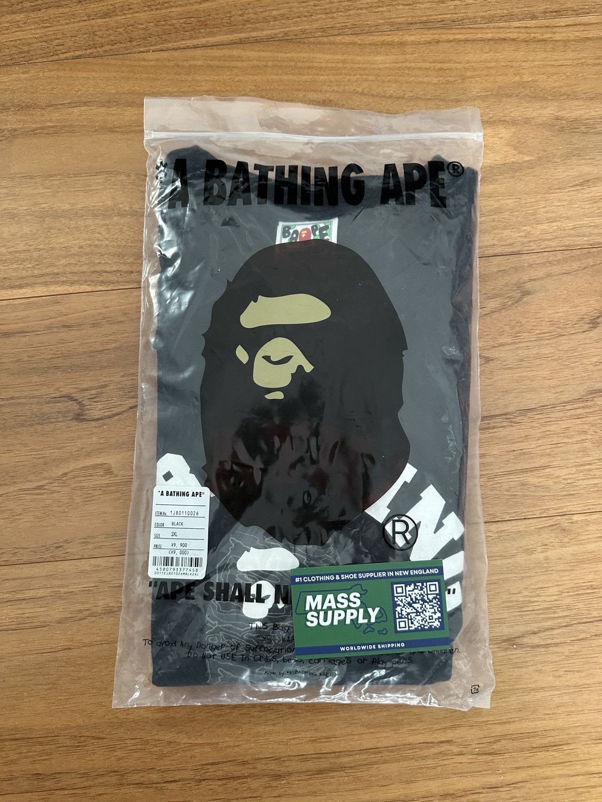 Bape Layered Line Camo College Tee Size US XXL / EU 58 / 5 - 1 Thumbnail